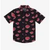 Naruto Shippuden Akatsuki Cloud Toddler Woven Button-Up - BoxLunch Exclusive