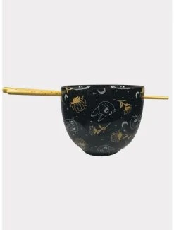 Boxlunch Studio Ghibli Kiki's Delivery Service Jiji Ramen Bowl & Chopsticks