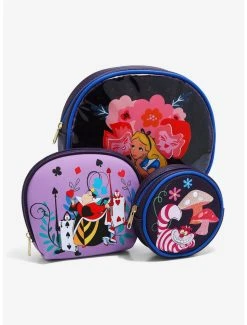 Disney Alice In Wonderland Floral Cosmetic Bag Set - BoxLunch Exclusive -BoxLunch Shop 14645575 av1