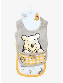 Winnie The Pooh Sketch Bib Set - BoxLunch Exclusive -BoxLunch Shop 14694821 av2