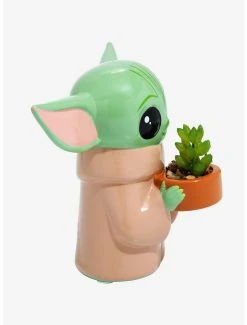Star Wars The Mandalorian The Child Faux Succulent Planter - BoxLunch Exclusive -BoxLunch Shop 15169432 av1
