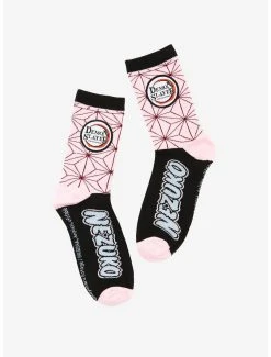 Demon Slayer: Kimetsu No Yaiba Nezuko Socks - BoxLunch Exclusive