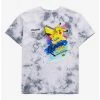 Pokémon Pikachu Graffiti Youth Tie-Dye T-Shirt - BoxLunch Exclusive -BoxLunch Shop 15315657 hi