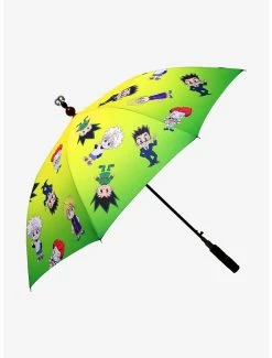 Boxlunch Hunter X Hunter Chibi Characters Allover Print Umbrella -BoxLunch Shop 15350811 av2