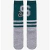 Harry Potter Syltherin Collegiate Crew Socks - BoxLunch Exclusive -BoxLunch Shop 15367282 hi