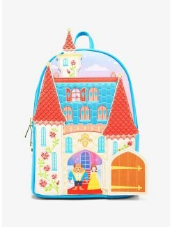 Her Universe Disney Beauty And The Beast Swinging Door Castle Mini Backpack - BoxLunch Exclusive -BoxLunch Shop 15405307 av1