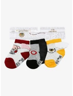 Harry Potter Harry, Dobby, & Hedwig Infant Sock Set - BoxLunch Exclusive -BoxLunch Shop 15411482 av3