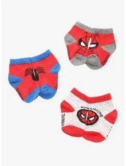 Spider-Man Face & Logo Infant Sock Set - BoxLunch Exclusive -BoxLunch Shop 15411484 av1