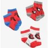 Spider-Man Face & Logo Infant Sock Set - BoxLunch Exclusive -BoxLunch Shop 15411484 hi