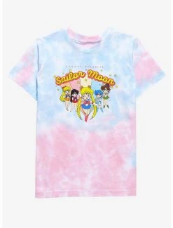 Sailor Moon Chibi Sailor Scouts Group Toddler Tie-Dye T-Shirt - BoxLunch Exclusive