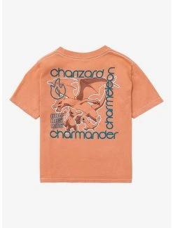 Pokémon Charmander Evolutions Toddler T-Shirt - BoxLunch Exclusive -BoxLunch Shop 15769679 av1