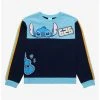 Disney Lilo & Stitch Experiment 626 Youth Panel Crewneck - BoxLunch Exclusive -BoxLunch Shop 15805528 hi