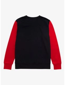 Marvel Spider-Man Miles Morales Collegiate Color Block Crewneck - BoxLunch Exclusive -BoxLunch Shop 15849869 av1