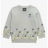 Our Universe Studio Ghibli My Neighbor Totoro Forest Spirits Embroidered Toddler Crewneck - BoxLunch Exclusive -BoxLunch Shop 15890119 hi