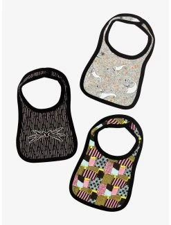 Disney The Nightmare Before Christmas Patterns Infant Bib Set - BoxLunch Exclusive