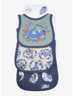 Disney Winnie The Pooh Eeyore Floral Bib Set - BoxLunch Exclusive -BoxLunch Shop 15894423 av2