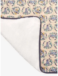 Disney Winnie The Pooh Eeyore Botanical Frame Swaddle Blanket - BoxLunch Exclusive -BoxLunch Shop 15894425 av2