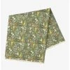 Disney Peter Pan Chibi Characters Allover Print Swaddle Blanket - BoxLunch Exclusive -BoxLunch Shop 15894429 hi
