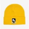 Harry Potter Hufflepuff Crest Cuff Beanie - BoxLunch Exclusive -BoxLunch Shop 15934235 hi