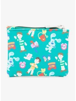Blue's Clues Characters Allover Print Coin Purse - BoxLunch Exclusive -BoxLunch Shop 15939075 av1