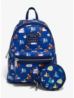 Loungefly Disney Princess Dogs Allover Print Mini Backpack & Coin Purse Set - BoxLunch Exclusive -BoxLunch Shop 15939138 av1