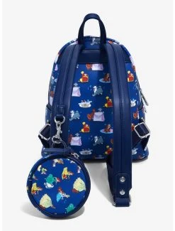 Loungefly Disney Princess Dogs Allover Print Mini Backpack & Coin Purse Set - BoxLunch Exclusive -BoxLunch Shop 15939138 av3
