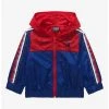 Our Universe Marvel Spider-Man Spider-Suit Toddler Hoodie - BoxLunch Exclusive -BoxLunch Shop 15982009 hi