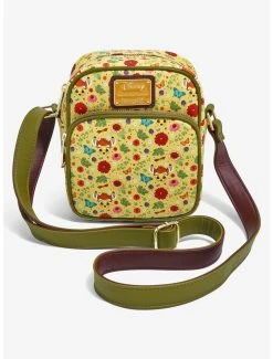 Boxlunch Loungefly Disney Bambi Floral Portrait Allover Print Crossbody Bag