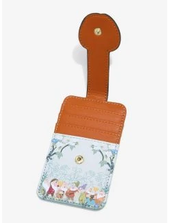 Loungefly Disney Snow White And The Seven Dwarfs Group Portrait Floral Cardholder - BoxLunch Exclusive -BoxLunch Shop 16051793 av2