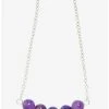 Sloth Amethyst Fidget Necklace - BoxLunch Exclusive -BoxLunch Shop 16083619 hi