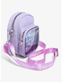 Naruto Shippuden Chibi Team 7 Pin Collector Crossbody Bag - BoxLunch Exclusive -BoxLunch Shop 16196638 av3