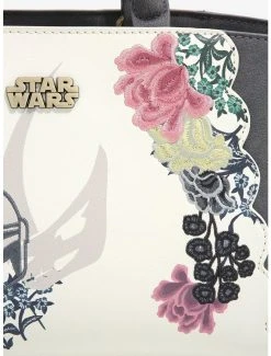 Star Wars The Mandalorian Boba Fett & Mando Floral Handbag - BoxLunch Exclusive -BoxLunch Shop 16334606 av3