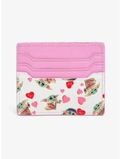 Star Wars The Mandalorian Grogu Hearts Cardholder - BoxLunch Exclusive -BoxLunch Shop 16334612 av1