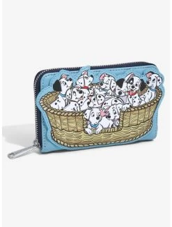 BoxLunch Shop 29 Loungefly Disney 101 Dalmatians Puppy Basket Small Zip Wallet - BoxLunch Exclusive