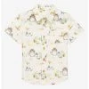 Studio Ghibli My Neighbor Totoro Forest Spirits & Flora Toddler Woven Button-Up - BoxLunch Exclusive -BoxLunch Shop 16407583 hi