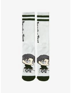 Attack On Titan Levi Chibi Crew Socks - BoxLunch Exclusive