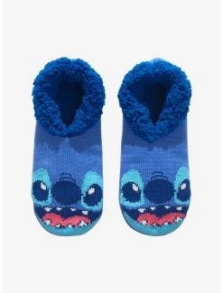 Disney Lilo & Stitch Stitch Character Slipper Socks - BoxLunch Exclusive