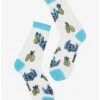 Disney Lilo & Stitch Pineapple Sheer Socks - BoxLunch Exclusive -BoxLunch Shop 16409637 hi
