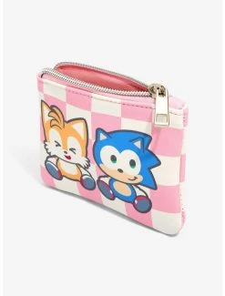 Sonic The Hedgehog & Tails Checkered Coin Purse - BoxLunch Exclusive -BoxLunch Shop 16533686 av2