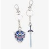 Nintendo The Legend Of Zelda Hylian Shield & Master Sword Keychain Set - BoxLunch Exclusive -BoxLunch Shop 16676097 hi