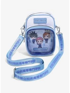 Jujutsu Kaisen Chibi First Year Jujutsu Sorcerers Pin Collector Crossbody Bag - BoxLunch Exclusive