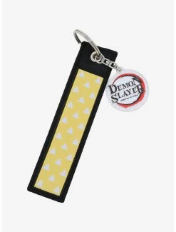 Demon Slayer: Kimetsu No Yaiba Zenitsu & Inosuke Patterns Fabric Keychain - BoxLunch Exclusive