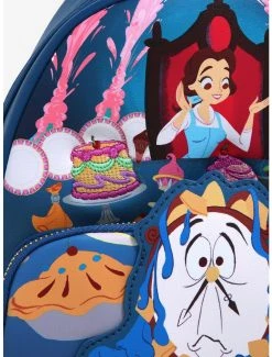 Loungefly Disney Beauty And The Beast Be Our Guest Mini Backpack - BoxLunch Exclusive -BoxLunch Shop 16896861 av4