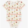 Disney Snow White And The Seven Dwarfs Allover Print Striped Infant One-Piece - BoxLunch Exclusive -BoxLunch Shop 16916619 hi
