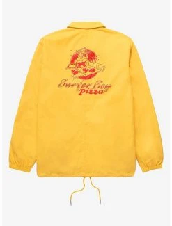 Our Universe Stranger Things Surfer Boy Pizza Coach's Jacket - BoxLunch Exclusive -BoxLunch Shop 16951017 av1