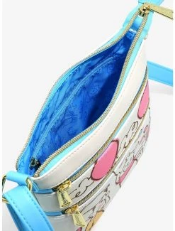 Loungefly Disney Winnie The Pooh Piglet & Pooh With Balloons Sketch Crossbody Bag - BoxLunch Exclusive -BoxLunch Shop 16966373 av2