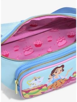 Loungefly Disney Beauty And The Beast Be Our Guest Fanny Pack - BoxLunch Exclusive -BoxLunch Shop 16966410 av3