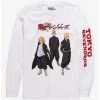 Tokyo Revengers Trio Portrait Long Sleeve T-Shirt - BoxLunch Exclusive -BoxLunch Shop 17001595 hi