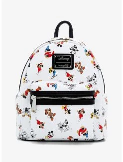 Loungefly Disney Mickey Mouse Outfits Allover Print Mini Backpack - BoxLunch Exclusive