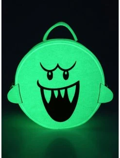 Nintendo Super Mario Boo Glow-in-the-Dark Mini Backpack - BoxLunch Exclusive -BoxLunch Shop 17060702 av1